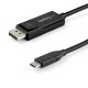 StarTech.com 2m - Cable USB-C a DisplayPort 1.4 - Bidireccional - CDP2DP142MBD